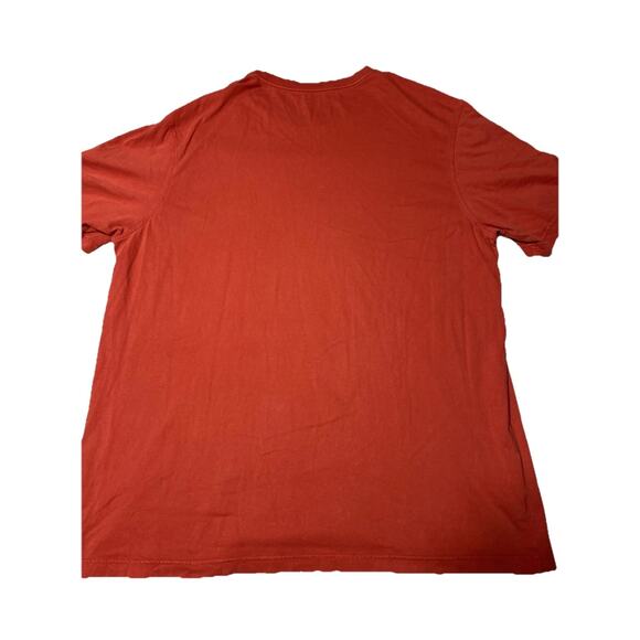 Lacoste T Shirt Mens 9 XXXXL Red Pima Cotton Minimalist Crew Tennis Preppy - Picture 2 of 10